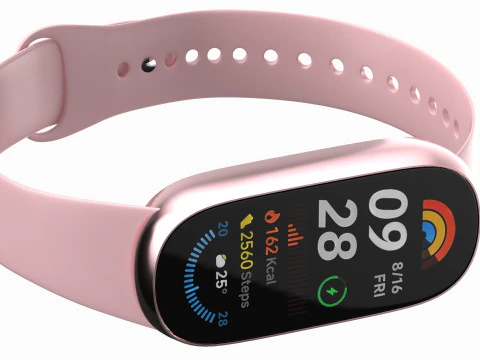 Xiaomi Smart Band 9 Pin 3D Model
