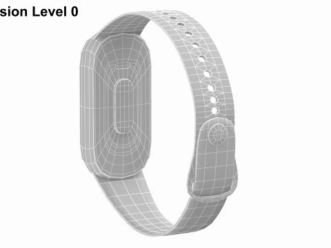 Xiaomi Smart Band 9 Pin 3D Model