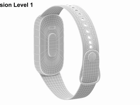 Xiaomi Smart Band 9 Pin 3D Model