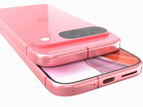 Google Pixel 9 Peony 3Dモデル