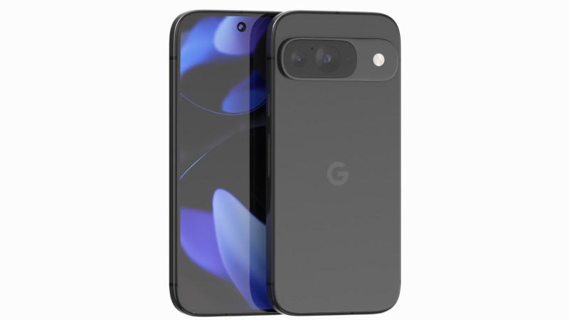Google Pixel 9 Obsidian 3D मॉडल .c4d .max .obj .3ds .fbx .stl .blend