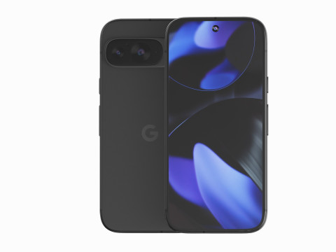 Google Pixel 9 Obsidian 3D मॉडल