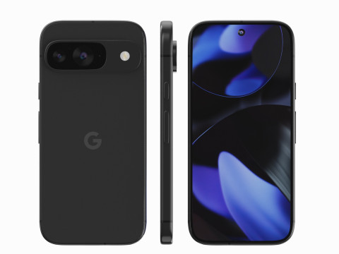 Google Pixel 9 Obsidian 3D मॉडल