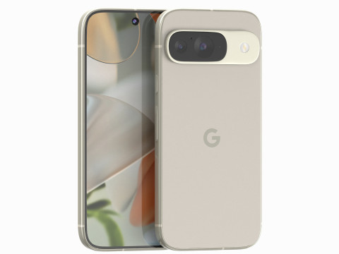 Google Pixel 9 Porcelain 3Dモデル