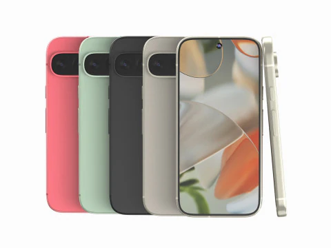 Google Pixel 9 Tutti i colori Modello 3D