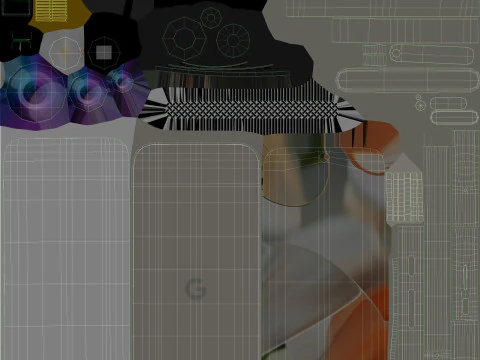 Google Pixel 9 All Colors 3D Model