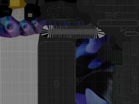 Google Pixel 9 All Colors 3Dモデル
