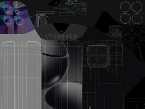 Xiaomi 14T Black 3D Model