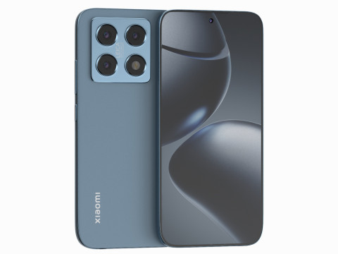 Xiaomi 14T Blue 3D Model
