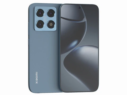Xiaomi 14T Azul Modelo 3D