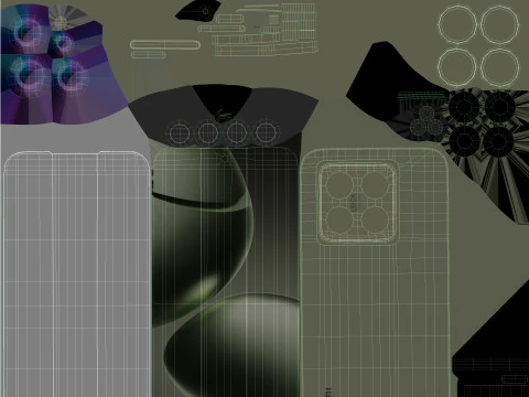 Xiaomi 14T Green 3D Model