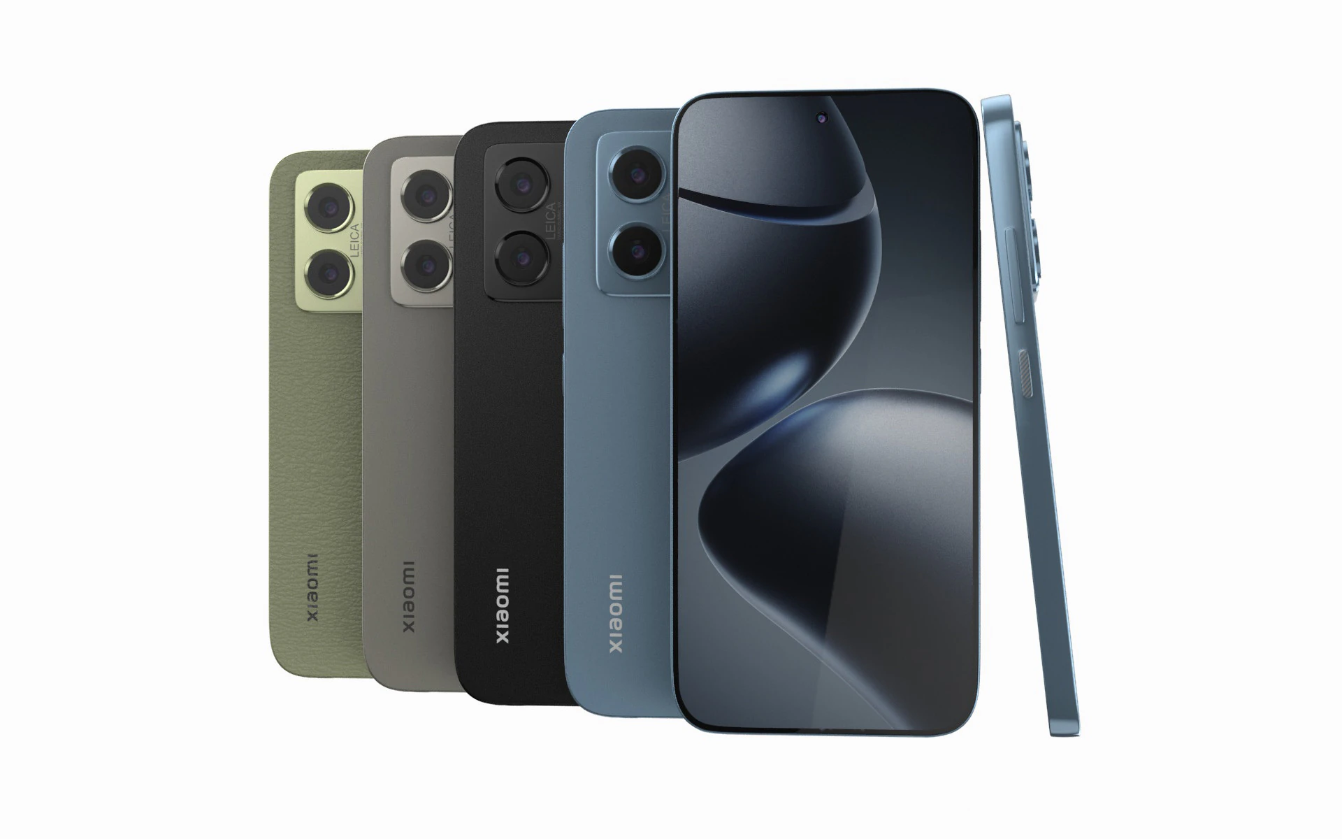 Xiaomi 14T All Colors 3D Model .c4d .max .obj .3ds .fbx .stl .blend