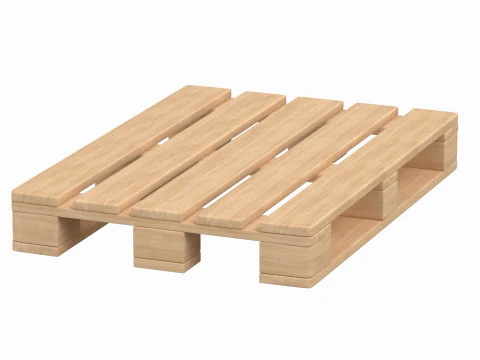 Wooden Pallet 3D Model