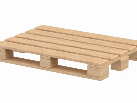 Wooden Pallet 3D Model