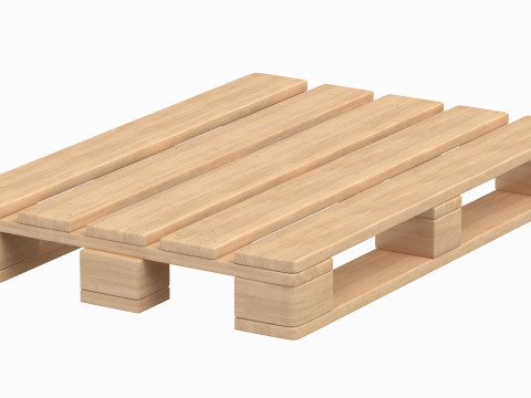 Wooden Pallet 3D Модель