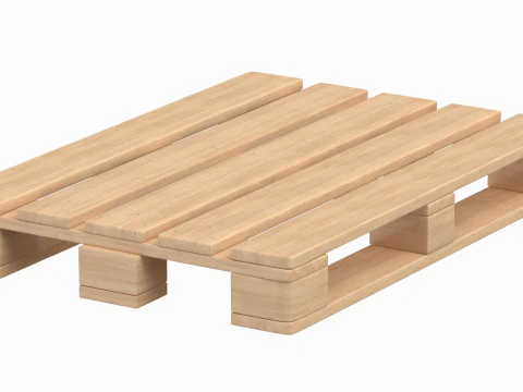 Wooden Pallet 3D Model