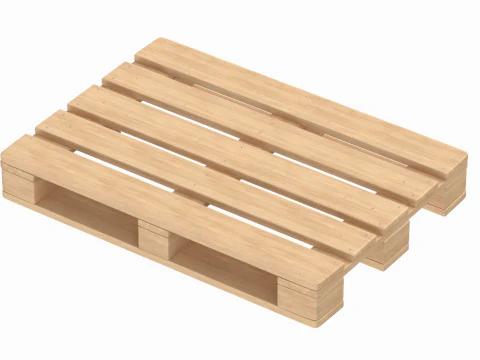 Wooden Pallet 3D Model