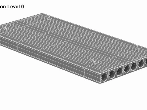 Concrete Slab 3D Model