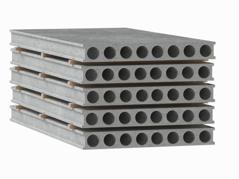 Concrete Slabs 3D Model