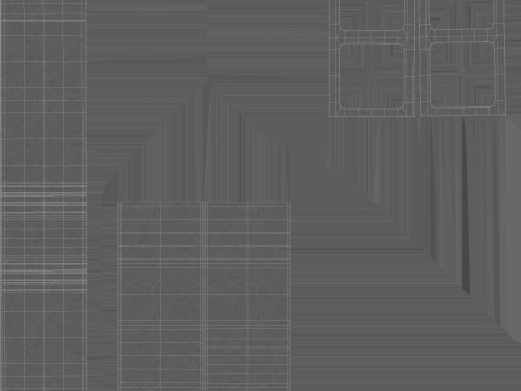 Pile Of Concrete Blocks 3D Модель