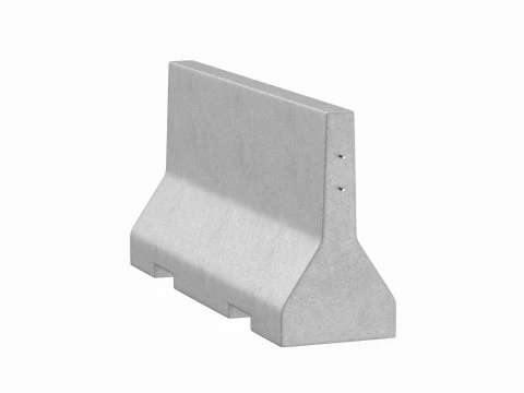 Concrete Barrier V1 3D Model