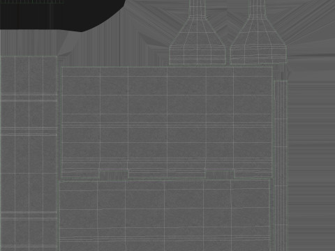 Concrete Barrier V1 3D Модель