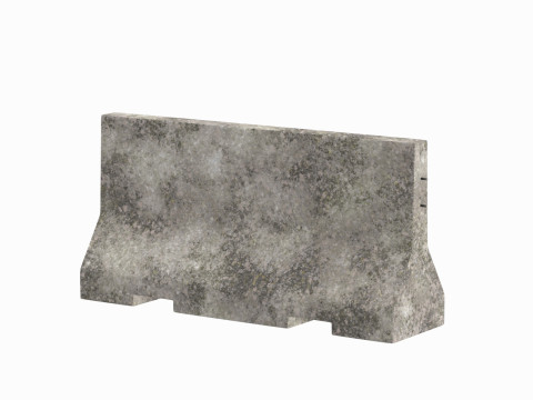 Concrete Barrier V2 3D Модель