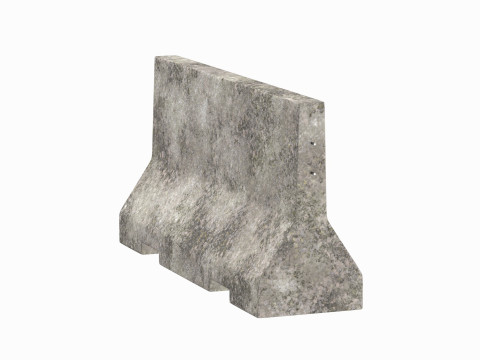 Concrete Barrier V2 Modelo 3D