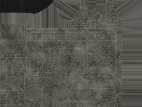 Concrete Barrier V2 Modelo 3D