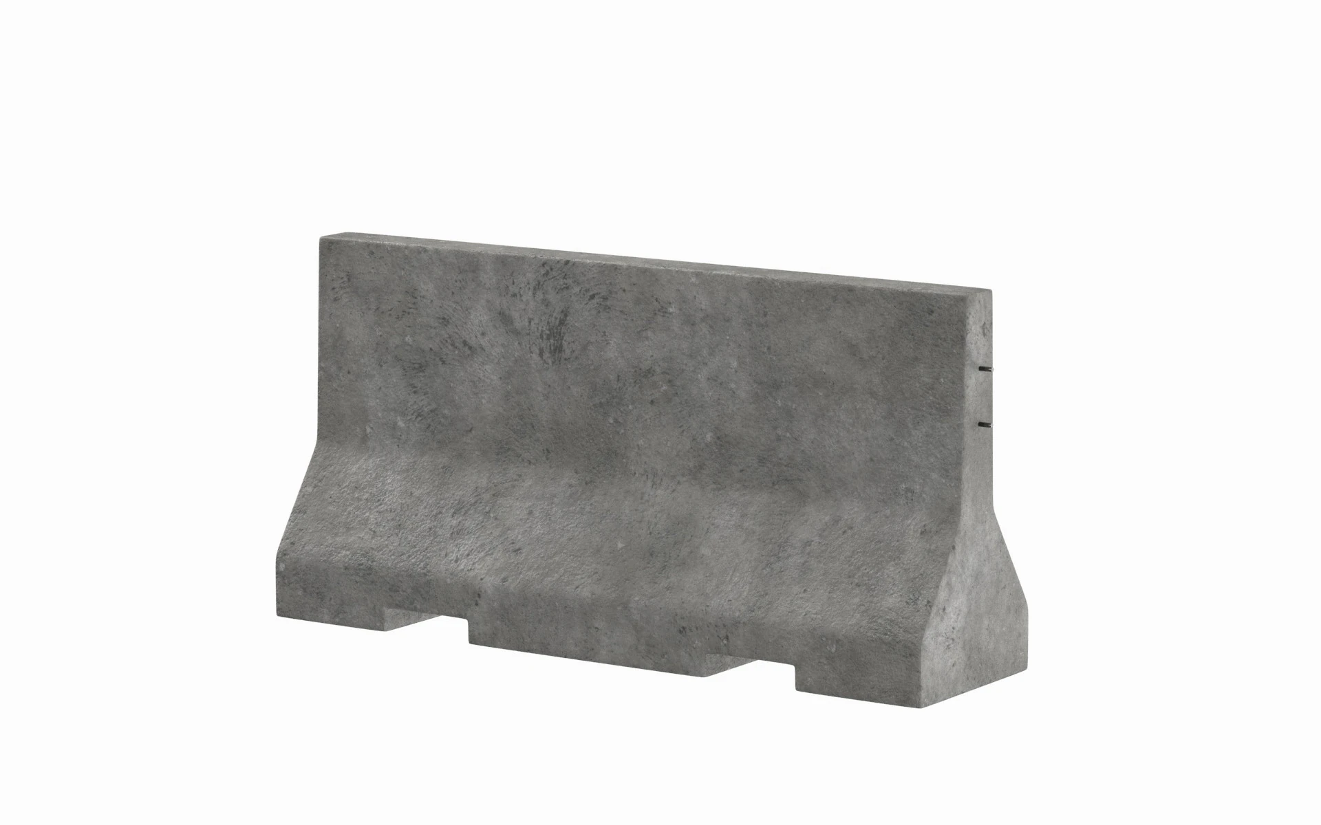 Concrete Barrier V3 3D Model .c4d .max .obj .3ds .fbx .stl .blend 