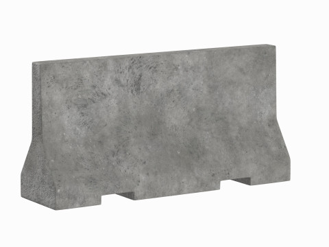 Concrete Barrier V3 3D Model
