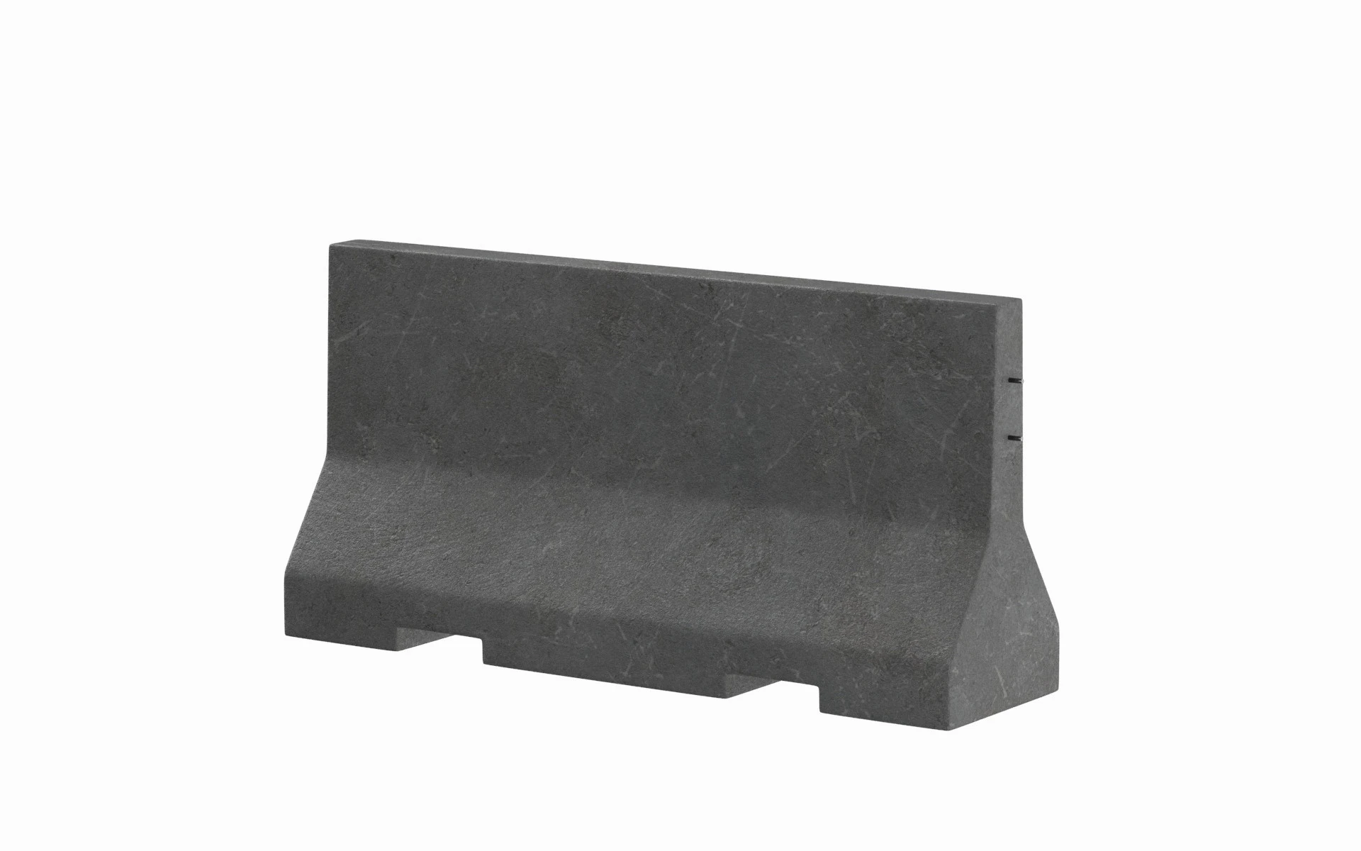 Concrete Barrier V4 3D Model .c4d .max .obj .3ds .fbx .stl .blend 