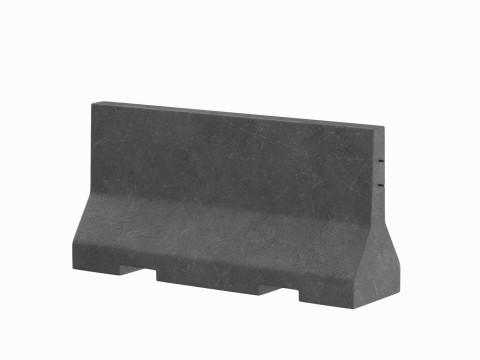 Concrete Barrier V4 Modelo 3D