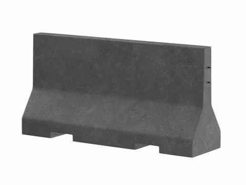 Concrete Barrier V4 3D Model
