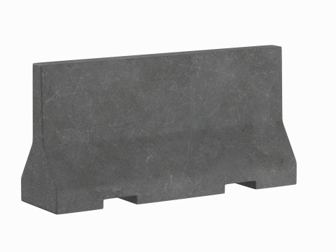 Concrete Barrier V4 3D-Modell