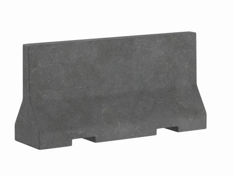 Concrete Barrier V4 3D Model