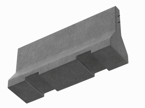 Concrete Barrier V4 3D-Modell