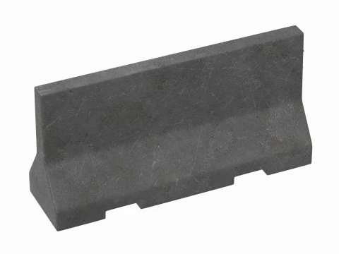 Concrete Barrier V4 3D Model