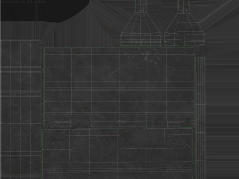 Concrete Barrier V4 3D-Modell