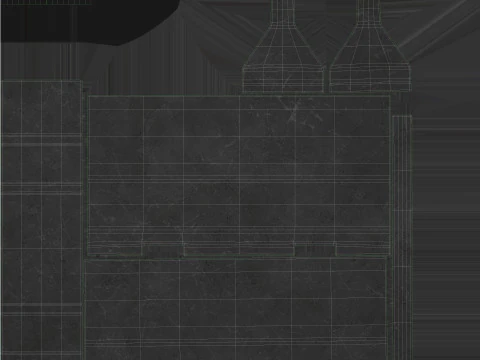 Concrete Barrier V4 3D Model