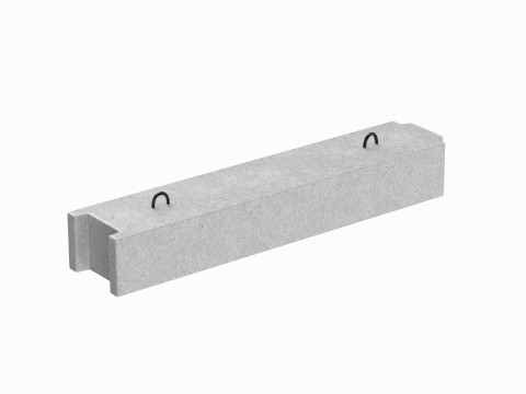 Concrete Block 3D Model