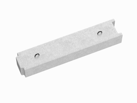 Concrete Block 3D Model