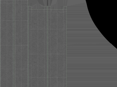 Concrete Block 3D Model