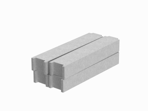 Concrete Blocks 3D Model