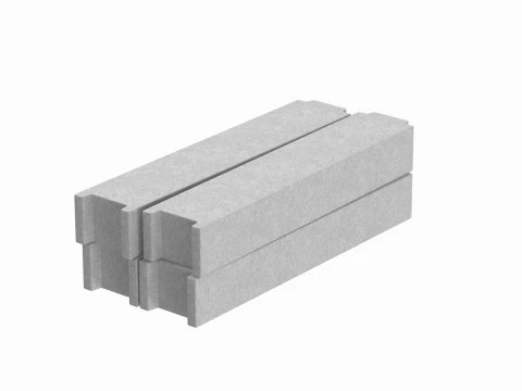 Concrete Blocks 3D Model