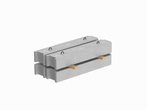 Concrete Blocks 3D Model