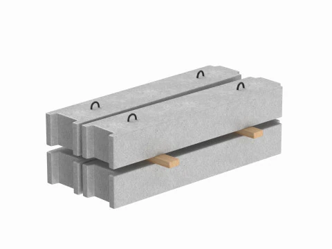 Concrete Blocks 3D Model