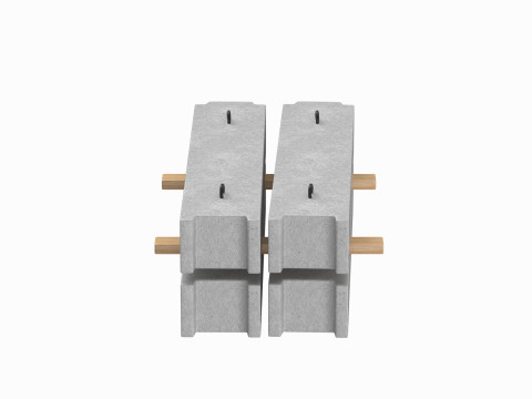 Concrete Blocks Modelo 3D