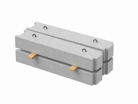 Concrete Blocks 3D Model