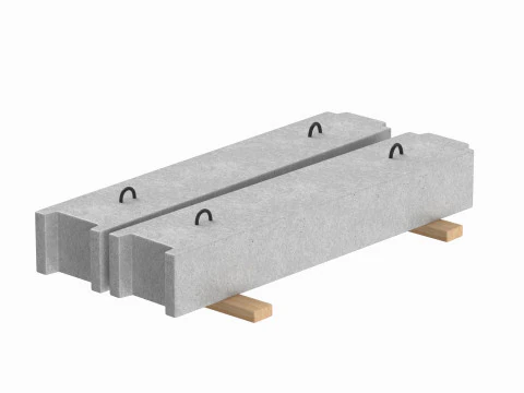 Concrete Blocks 3D Model